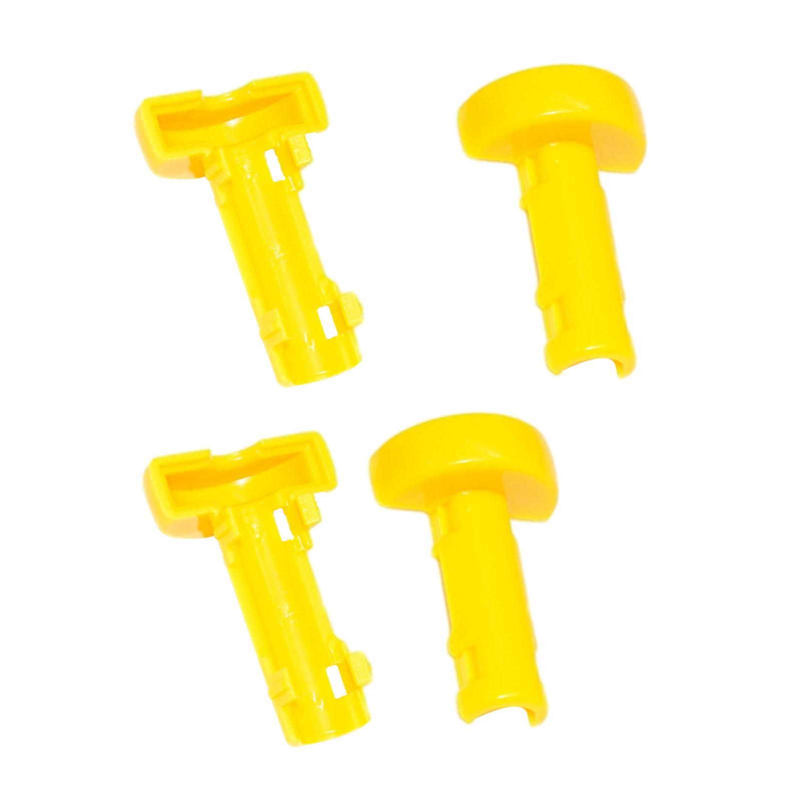 4 Pieces Atomization Spray Bracket Humidifier Parts for Dorm Home Countertop Yellow