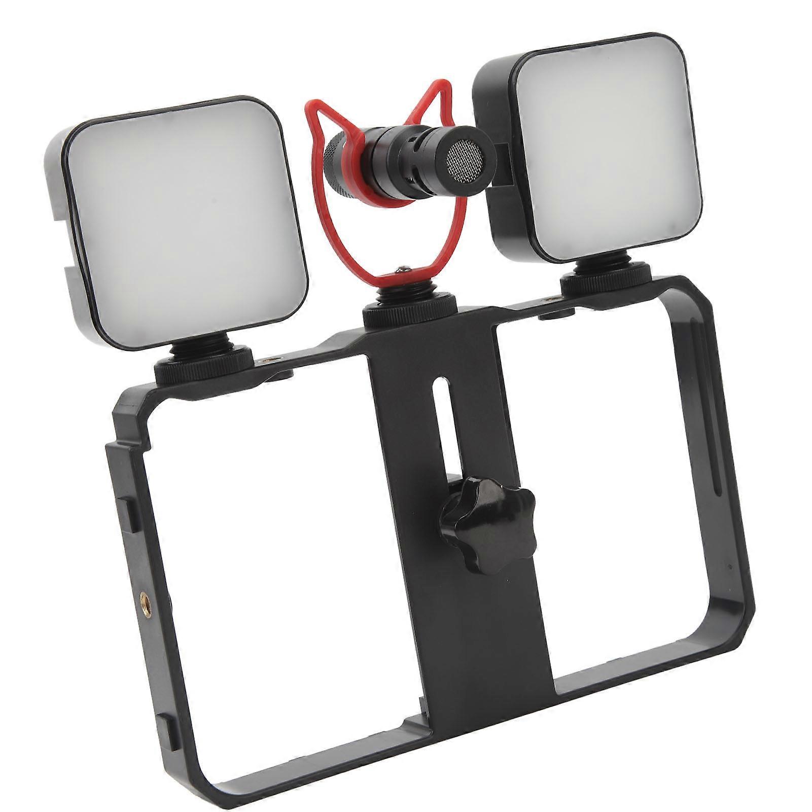 Camera Cage Live Kit with Fill Light 6500K, Noise Reduction, 446g