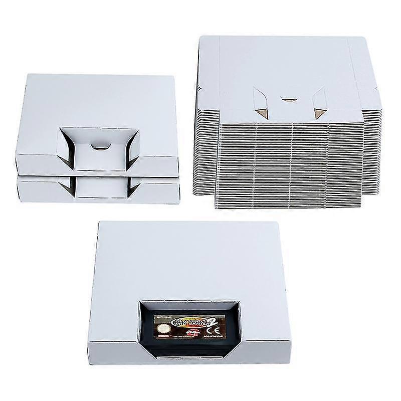 10pcs Carton Replacement Inner Inlay Replacement Cardboard Insert Game Box Tray For Gba Game Cartridge Us Version