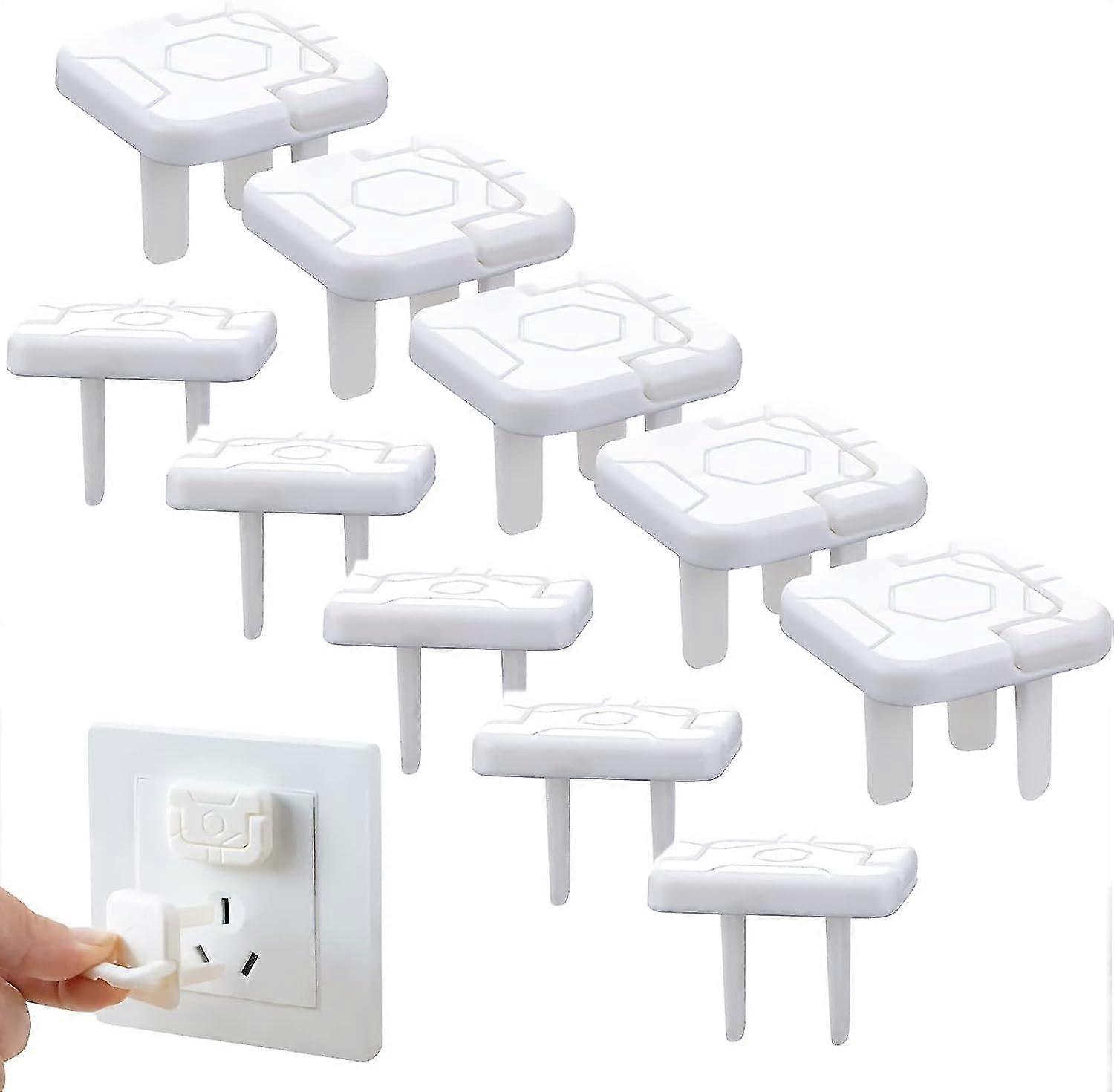 Baby Safety Plug Socket Covers - 30 Pack White Socket Protectors