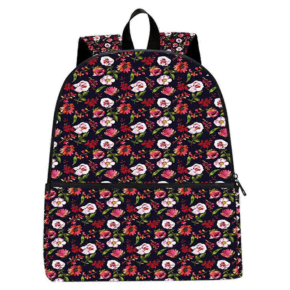 Trykt rygsæk afslappet rygsæk elevskoletaske