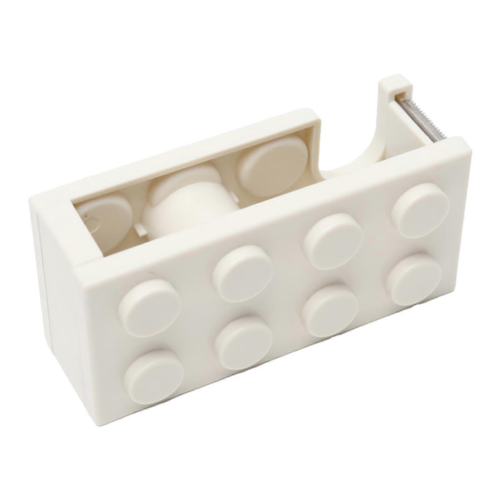 موزع الشريط لطيف شكل كتلة البناء سهل القطع مكتب حامل الشريط لغرفة الدراسة في مكتب المدرسة أبيض