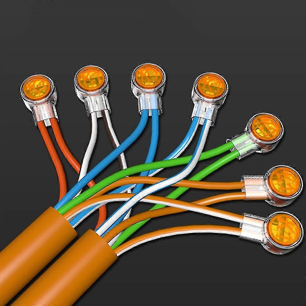 10 / 50pcs K1 K2 K3 Connecteur Sertir Connexions Terminaux Câblage étanche Rj45 Ethernet Connecteur de câble Terminaux de fil téléphonique