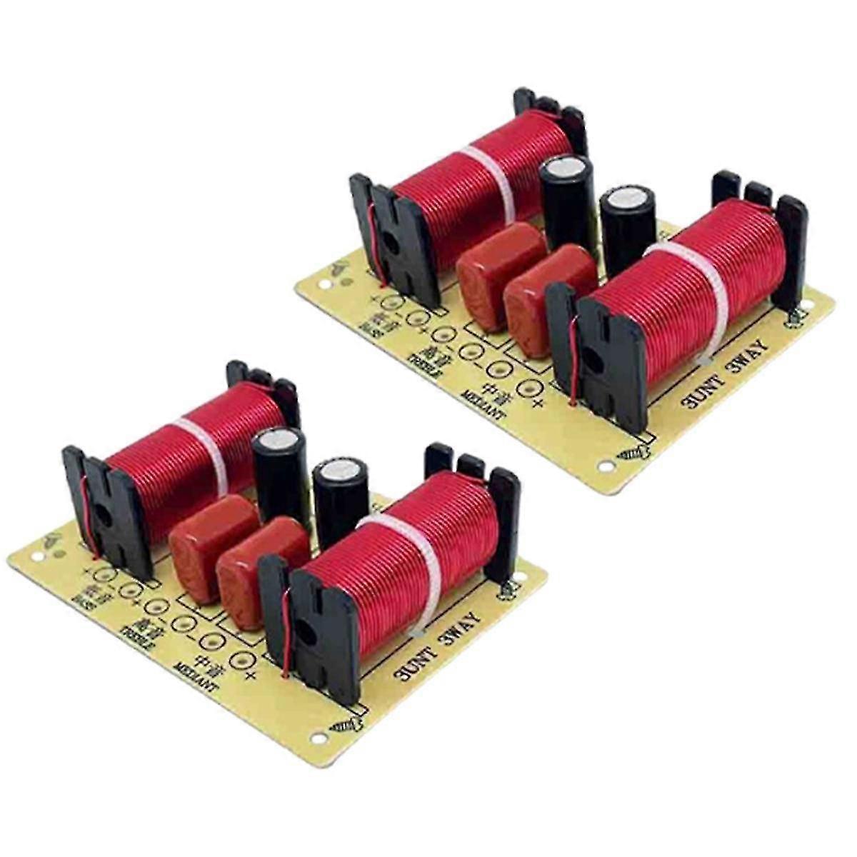 150W HiFi Crossover Filter Module 3 Way Speaker Frequency Divider for DIY Home Speaker Treble Medium Bass