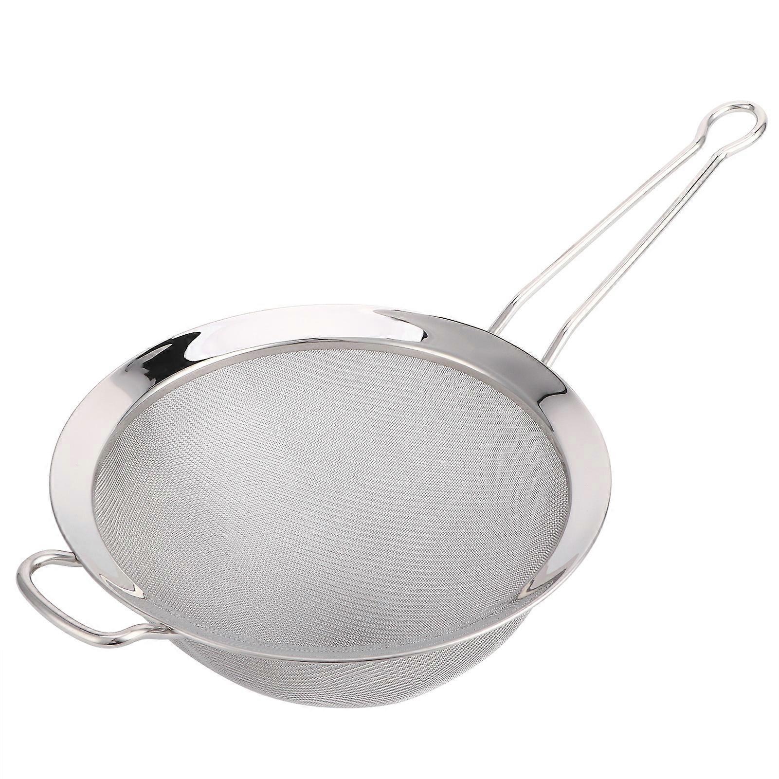 Stainless Steel Fine Mesh Strainer Colander Sieve Filter Kitchen Tool