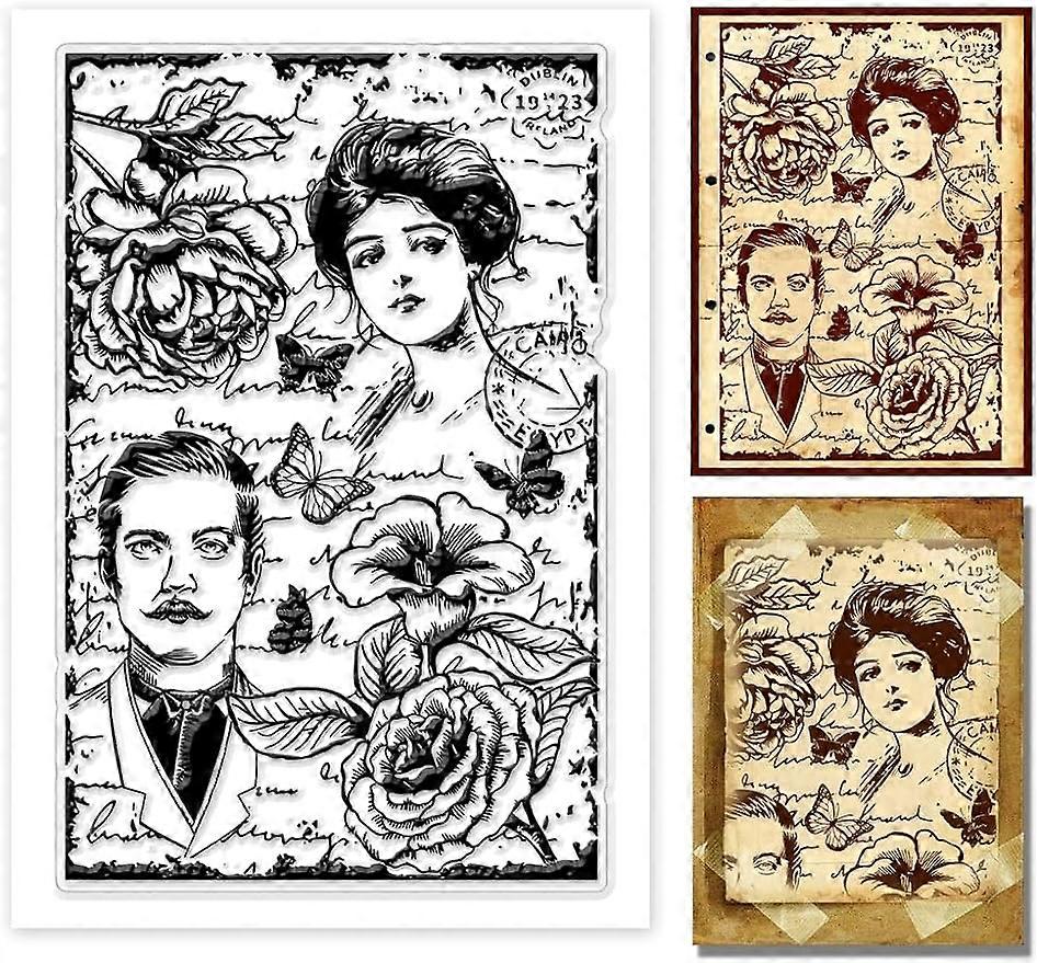 1Sheet Clear Silicone Stamps