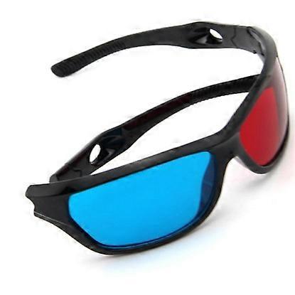 Stereo simple style 3D glasses 3D movie games (5 pairs)
