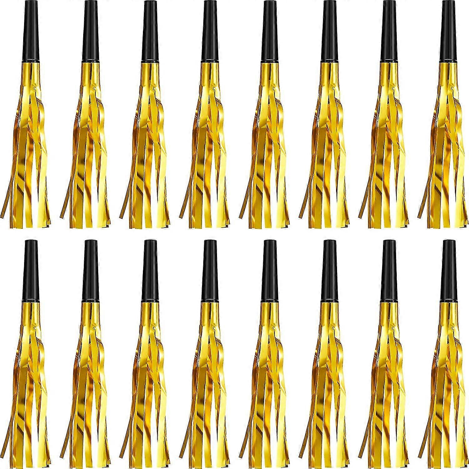 Gold Noise Makers Noise Makers For Adults Party Blowers Noisemakers For Birthday Graduation Sporting Events New Years Party Favor Supplies24pcsgold