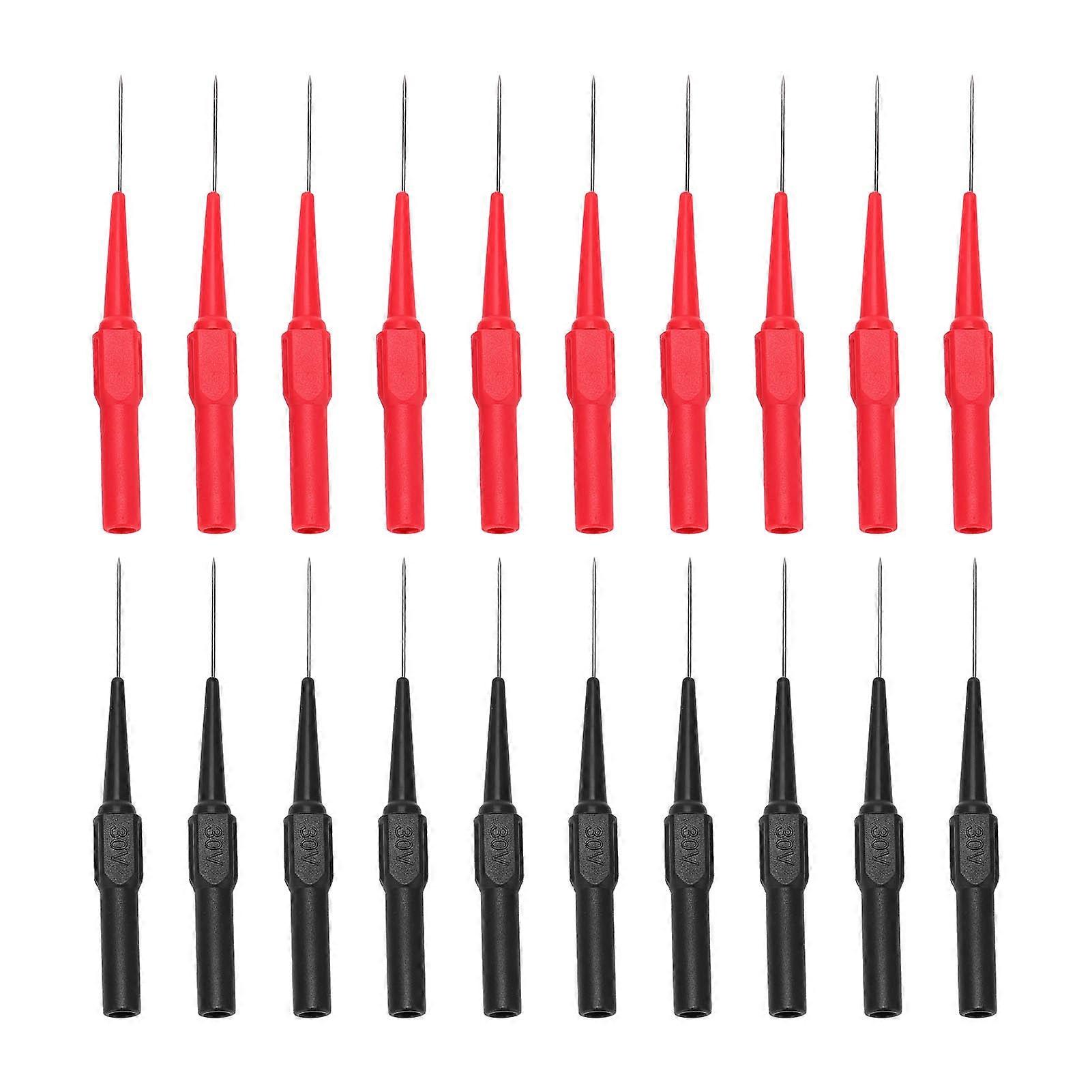 10 Pair 26.010 0.7mm Insulator Test Probe Set 4.0mm Socket Piercing Probe for Vehicle Maintenance