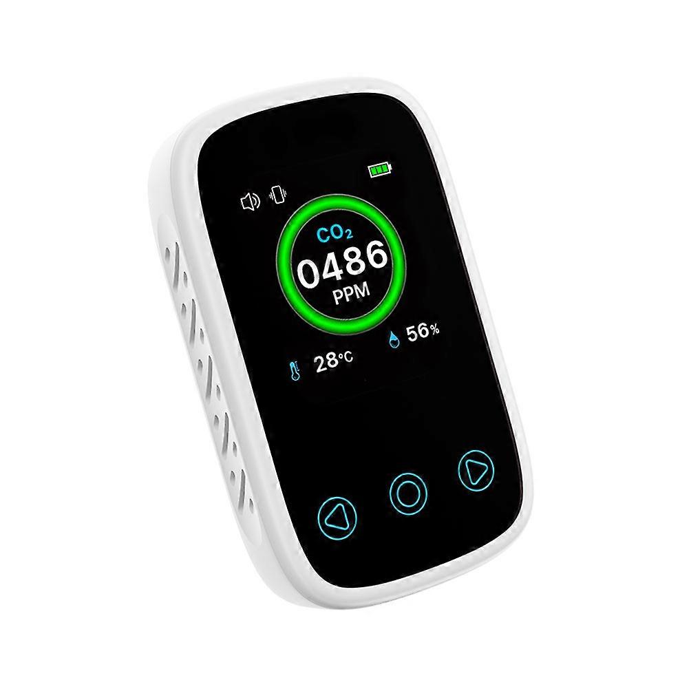 3in1 Air Quality Tester CO2 Temperature Humidity Detector NDIR Sensor Auto Brightness Adjustable Digital TFT LCD Display with Carbon Dioxide Calibrati