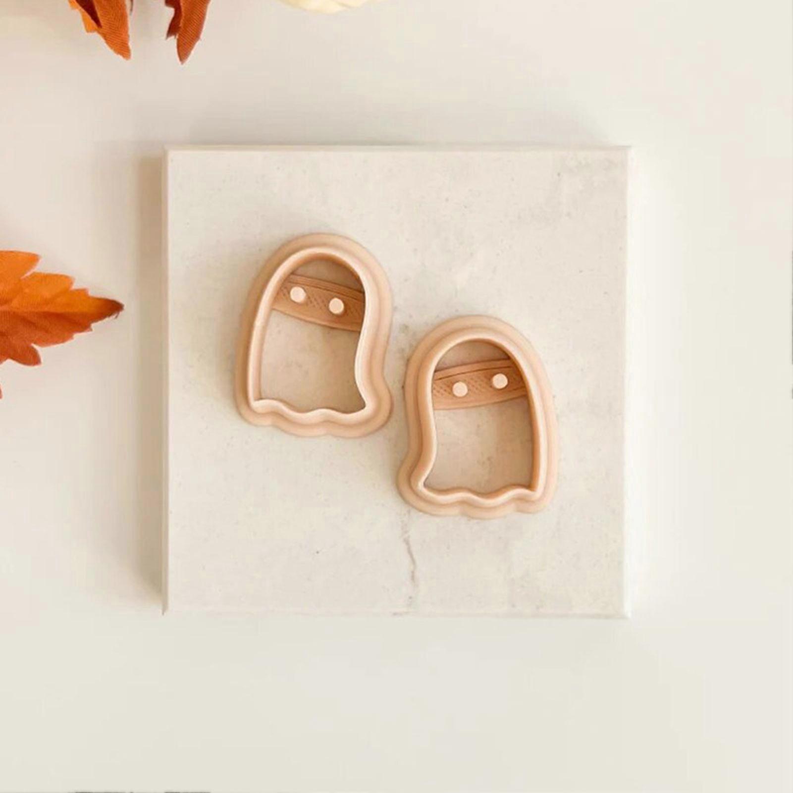 2/4PCS Ghosts Cookie-Cutter Mold Reusable Halloween Themed Biscuits Template Home Baking Tools