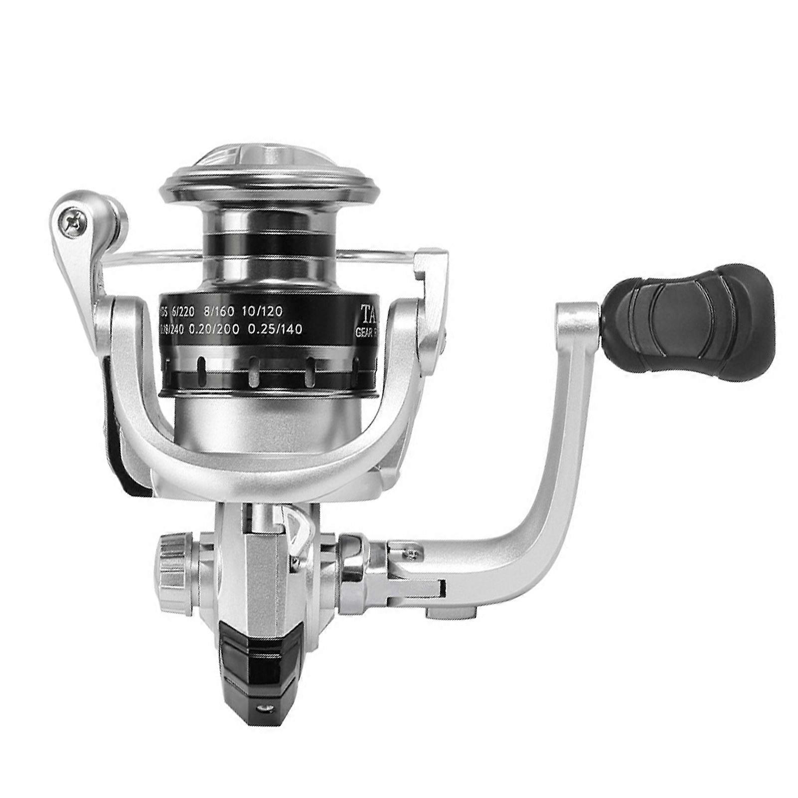 Metal Spinning Fishing Reel with Hollow Carved Design for Saltwater Fishing Use