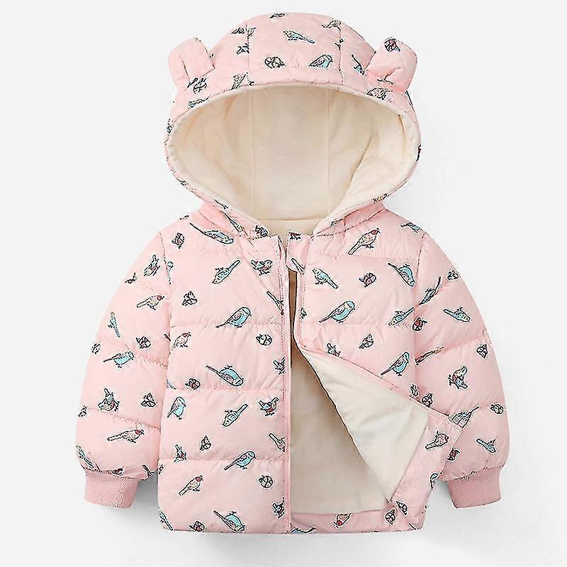 Dunjacka för barn, dunjacka för pojke, vadderad jacka för flicka, förtjockad vinter för barn
