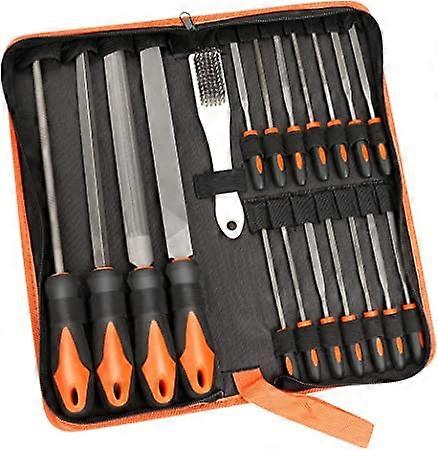 ZK-File Set, 18 Piece T12 Metal File Set High Carbon Hacksaw File Set
