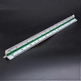 3pcs 1:20 1:25 1:50 1:75 1:100 1:125 Plastic Triangular Scale Ruler