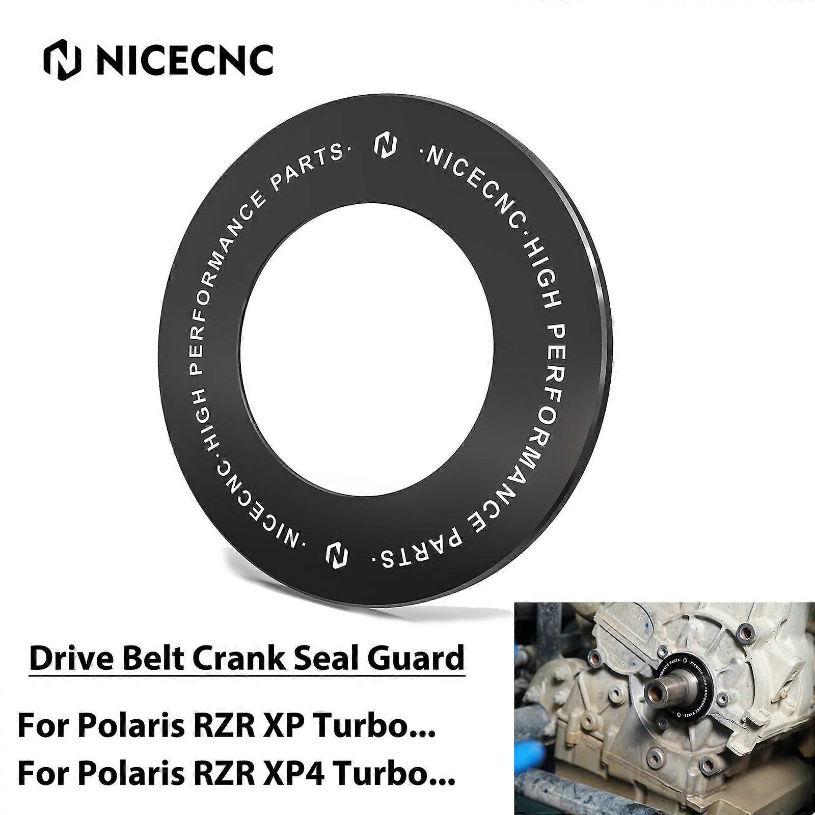 NICECNC UTV Drive Belt Crank Seal Guard Aluminum For Polaris RZR XP Turbo/ RZR XP 4 TURBO 2016-2018 #2636329