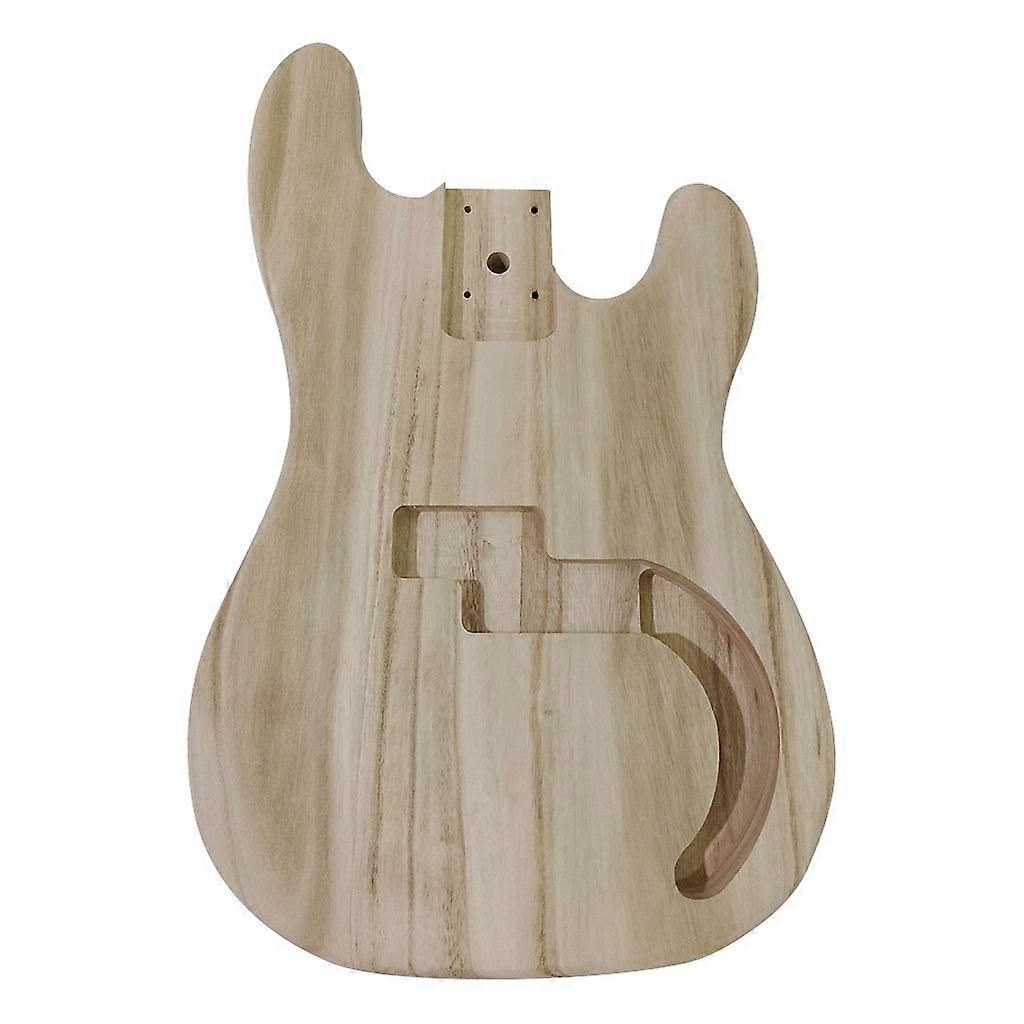 Handgjorda Trä Basgitarr Kropp Trä Gitarr Barrel Gitarrer DIY Delar