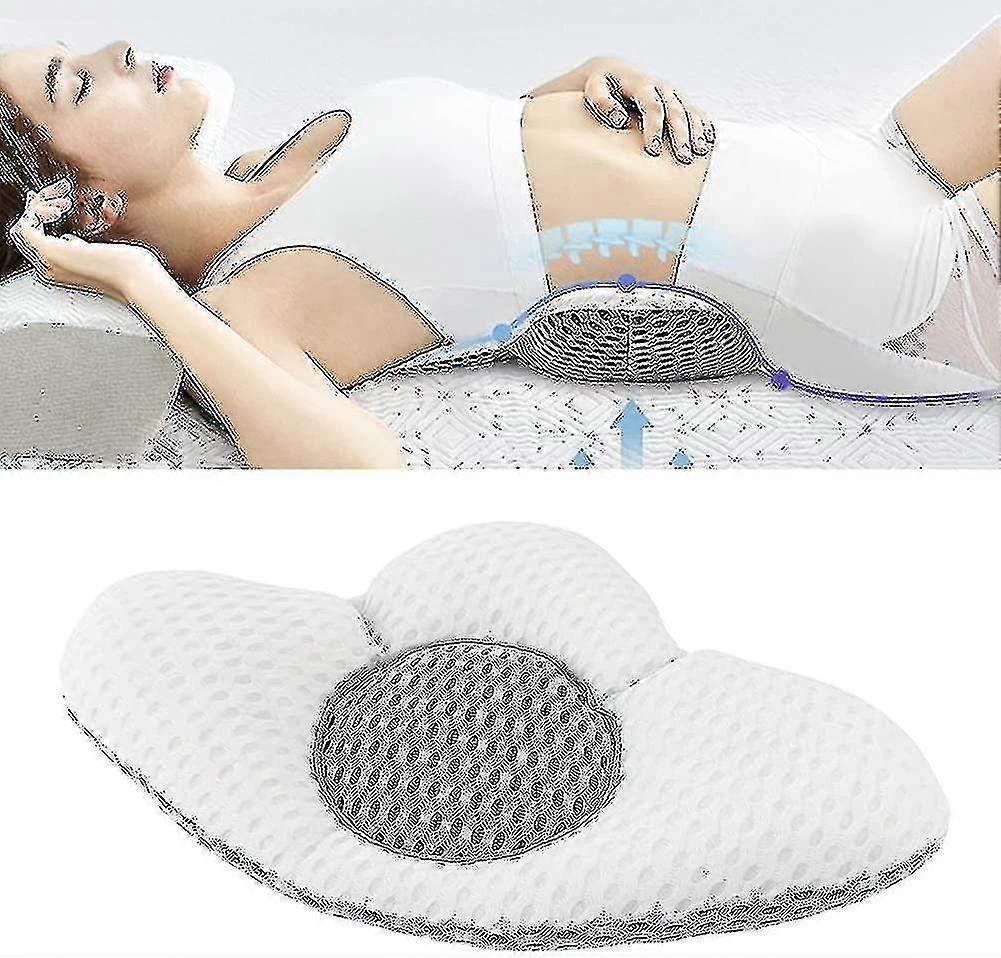 3d Lower Back Support Pillow Adjustable Height Back Cushion