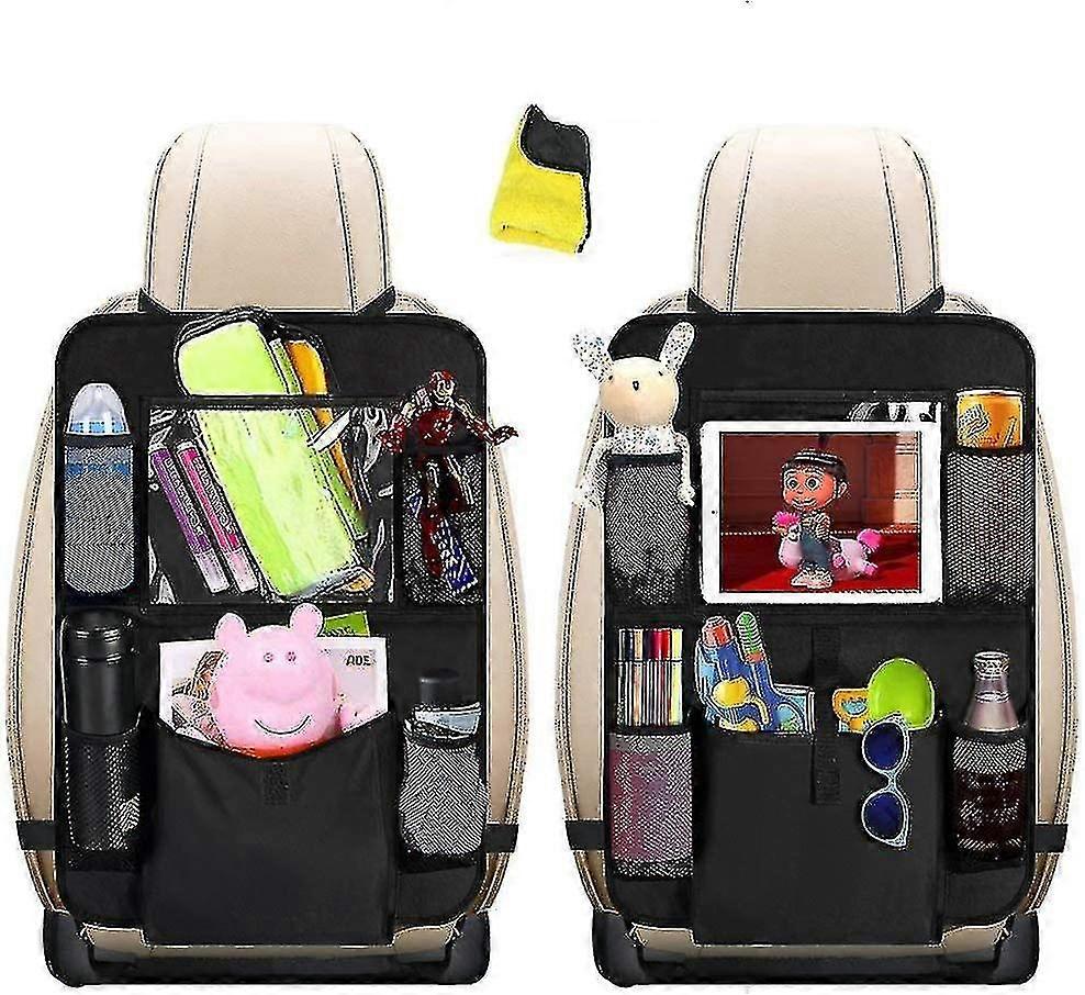 2pcs Kids Car Rear Seat Protector Kick Mats