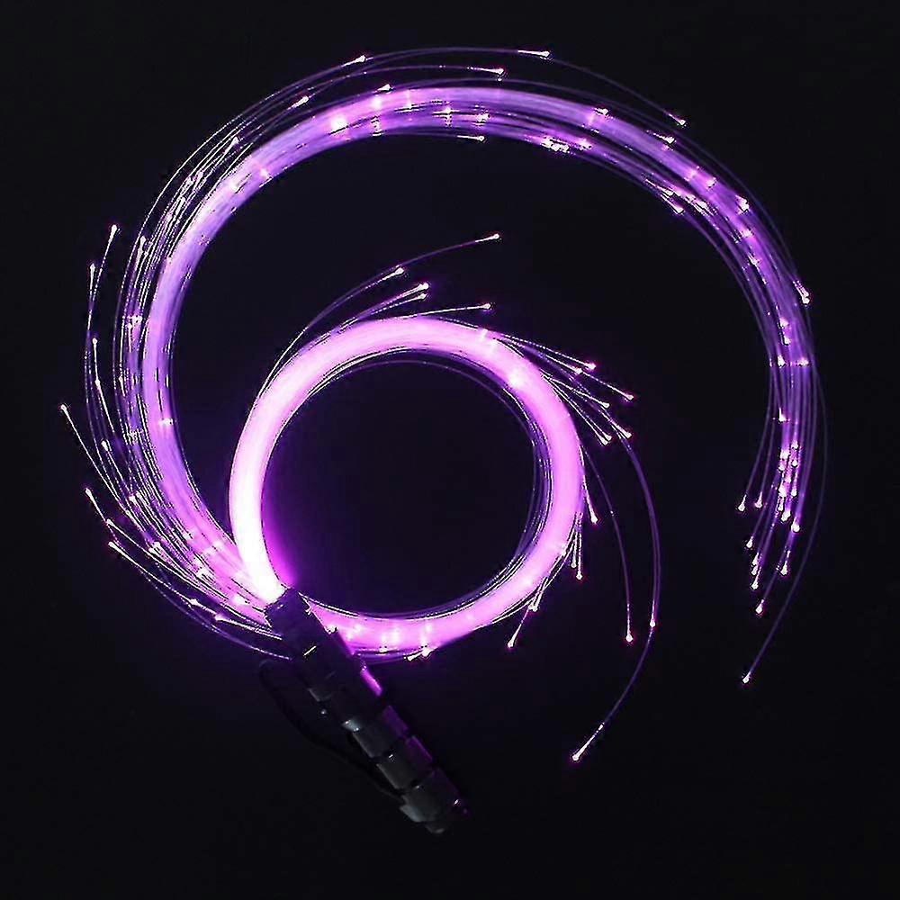Led Fiber Optic Whip Dance Space Whip Super Bright Light 40 Color Effect Mode 360 Swivel For Dancing, Parties, Light Shows, Edm Music Festivals