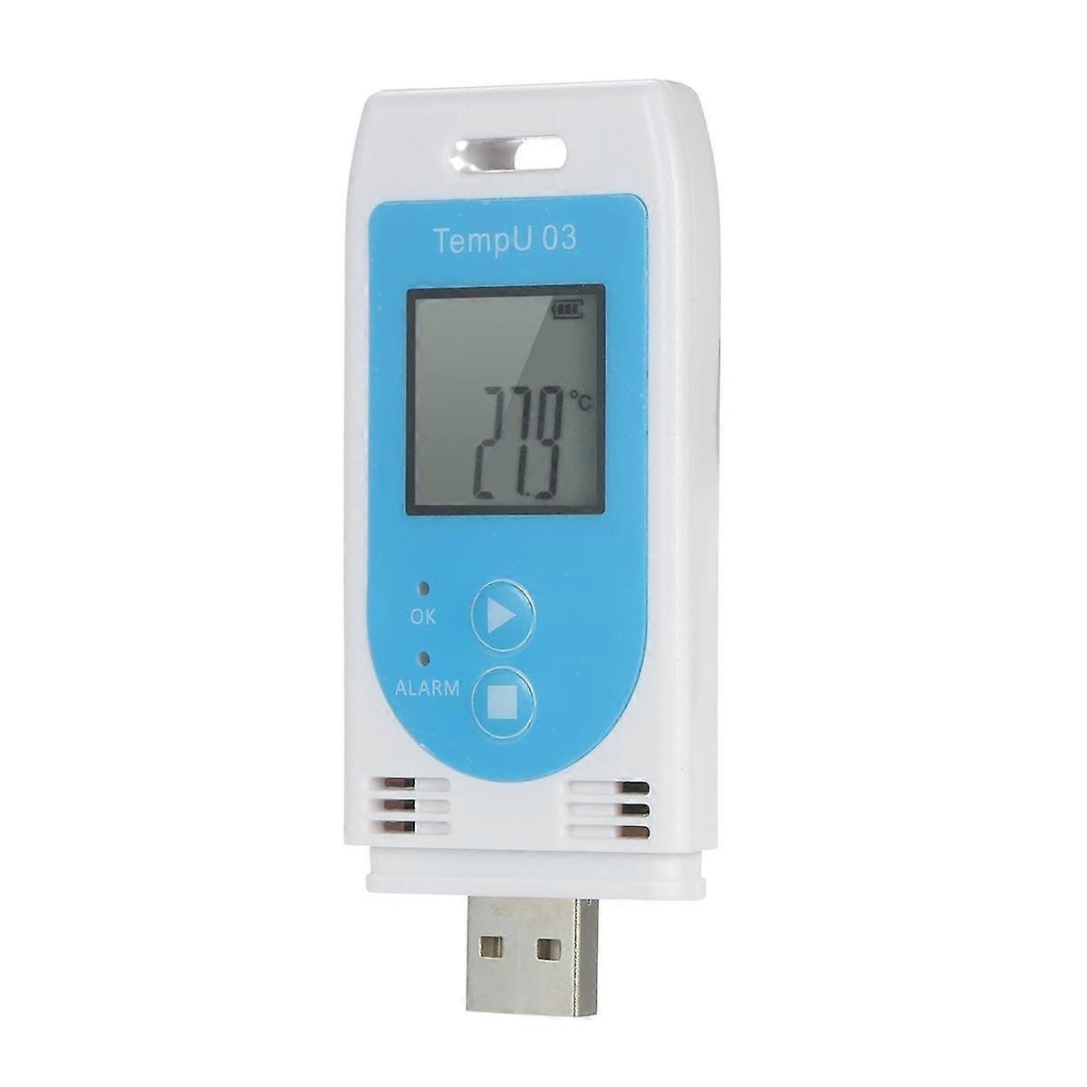 Registrador de datos de temperatura y humedad USB TempU 03 Registrador de datos de humedad RH reutilizable