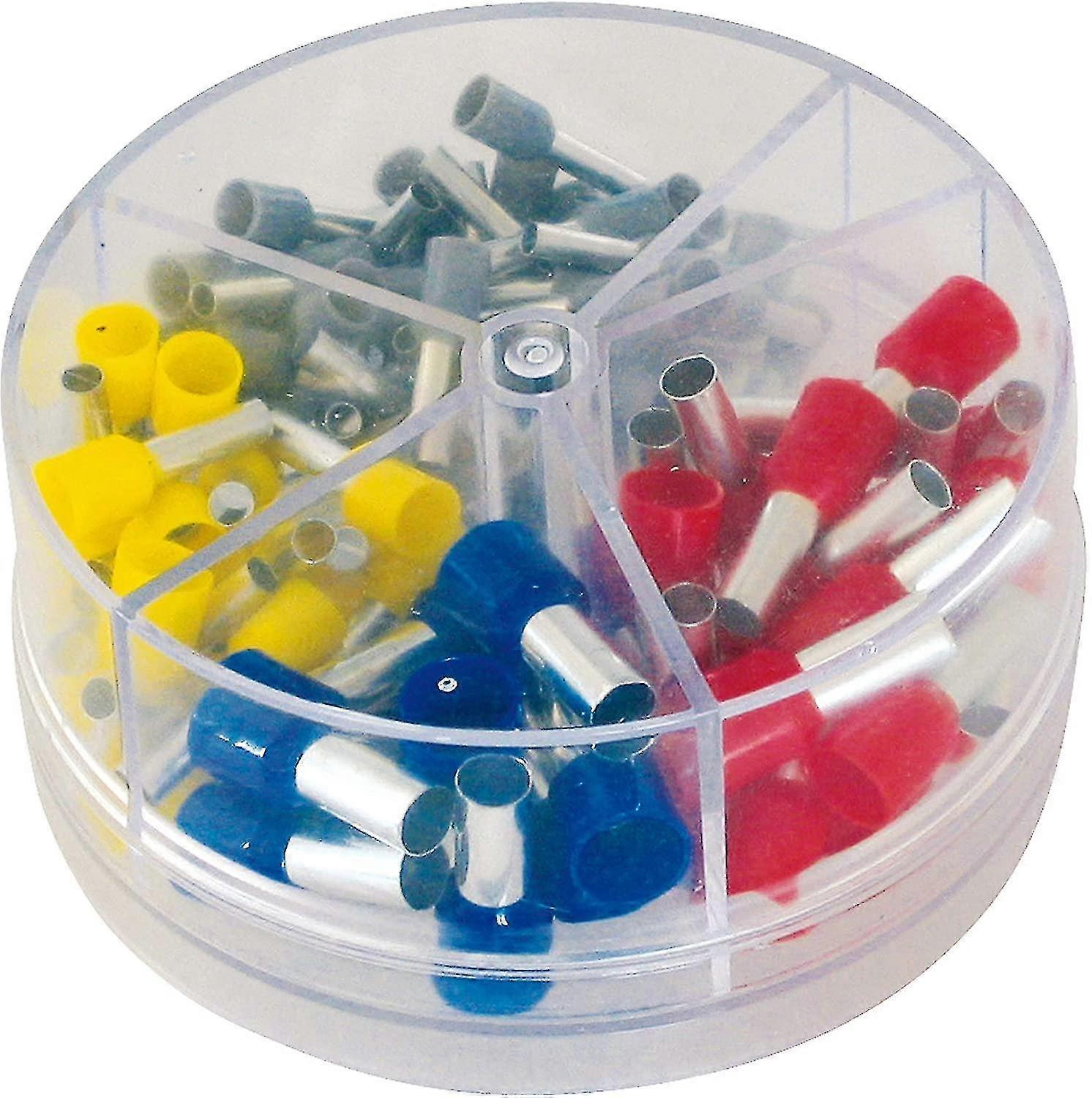 100 Pcs Ferrules Crimp Connector For Wire Ferrules Terminal Line Connector Set Of Ferrules With Case