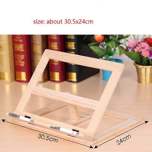 Wooden Pine Frame Easy Reading Reading Bookshelf Book Reading Bracket Tablet PC Support Music Stand Wooden Table Drawing Ease