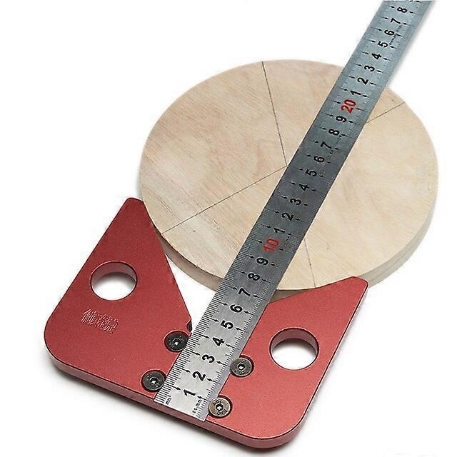JWL-45 degree angle round center line scribe wood ruled carpenter round heart ruler layout gauge woodworking DIY tool