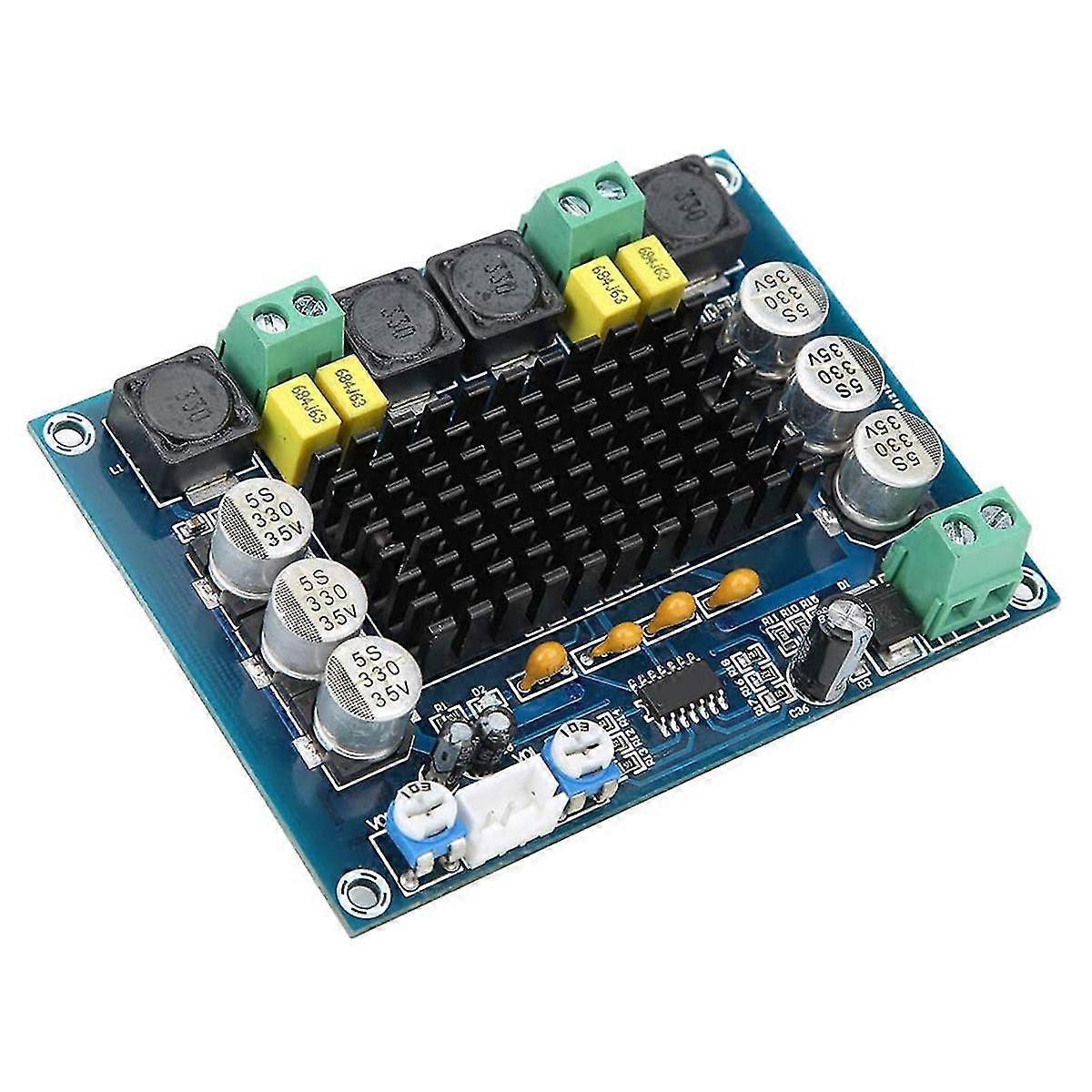 Xhm543 لوحة مكبر للصوت الرقمي 2x120w 2 قناة ستيريو السلطة مكبر للصوت وحدة مع كابل ل DIY P