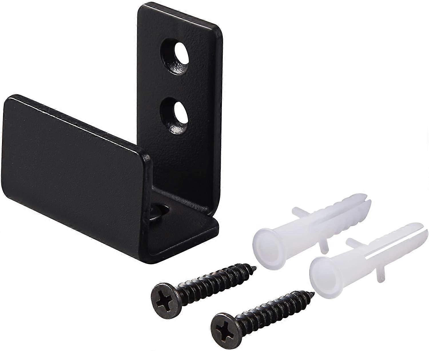 Hochleistungs-Edelstahl-Bodenführung Schiebetür Bodenführung Wandmontage schwarz