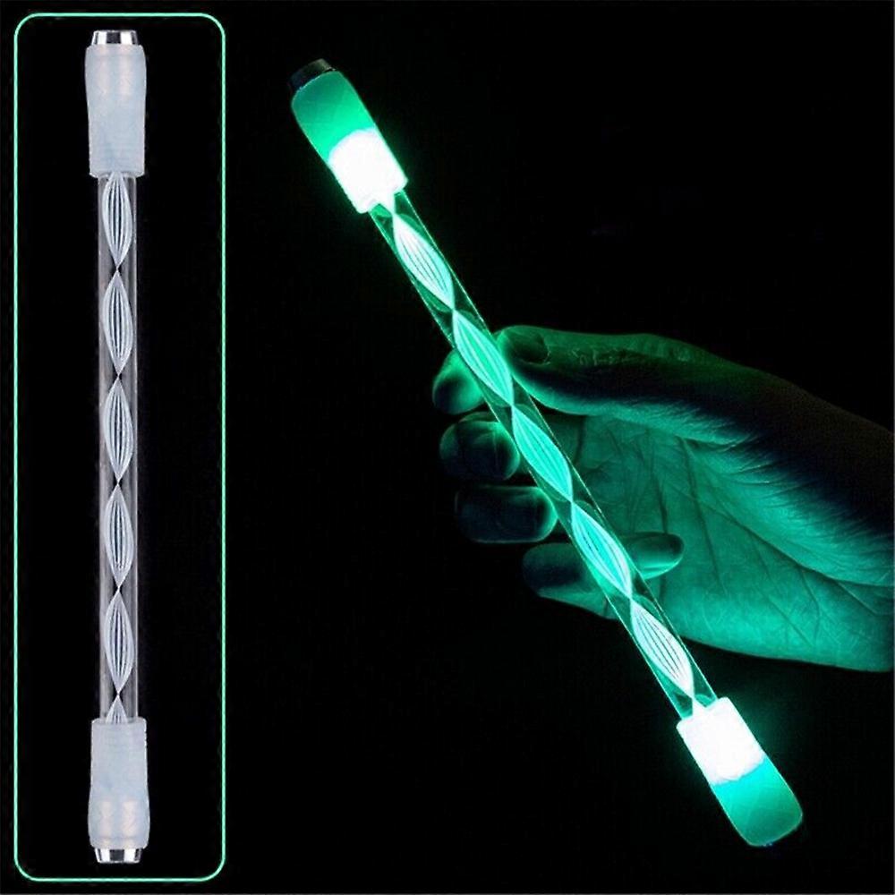 LED Light Up Spinner Pen Stress Autism Relief Finger Dexterity Exerciser Fidget Sensory Toy Gift For Kids Adults