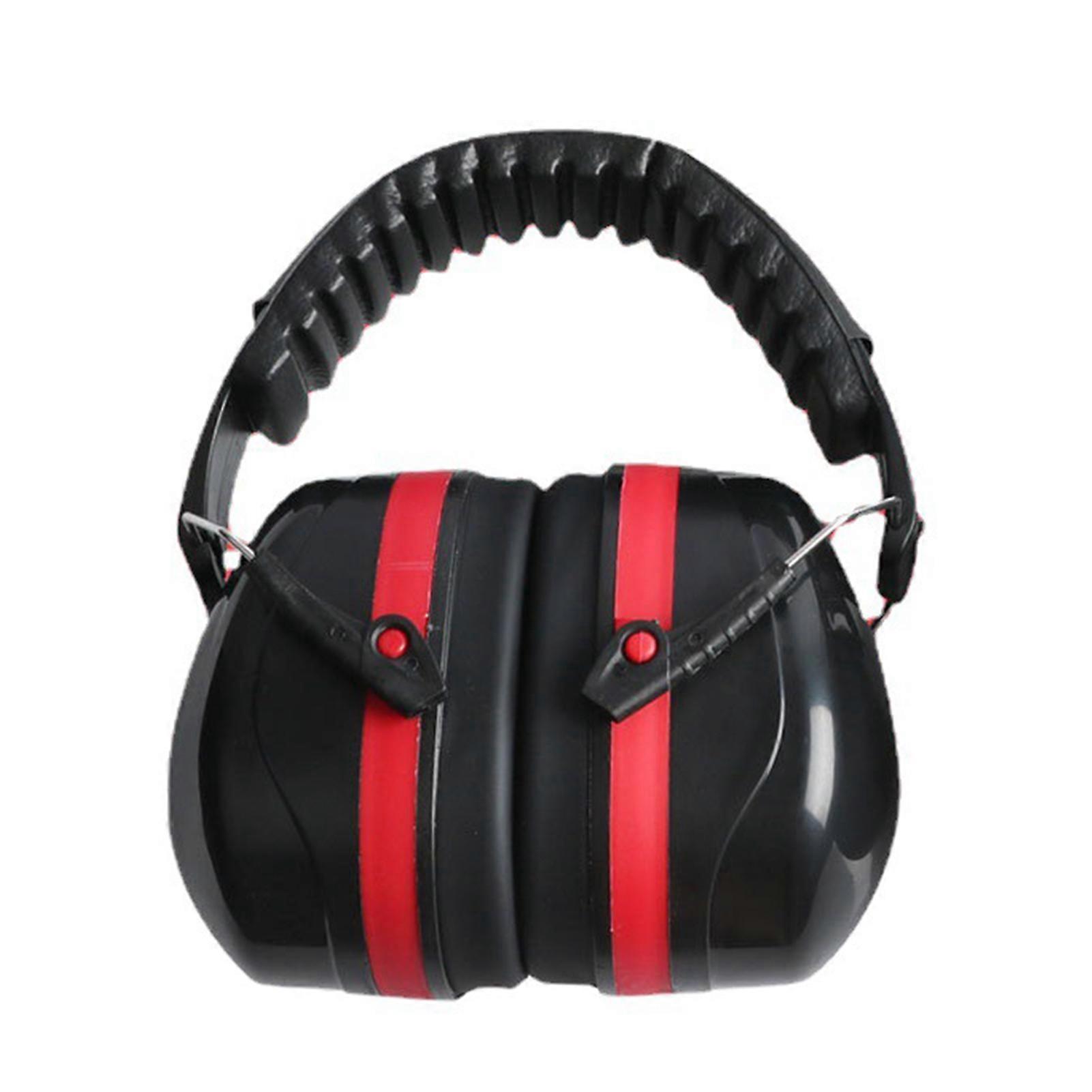 Noise Reduction Earmuffs Foldable Earmuffs Hearing Protection Adjustable Headband Ear Cover for Home