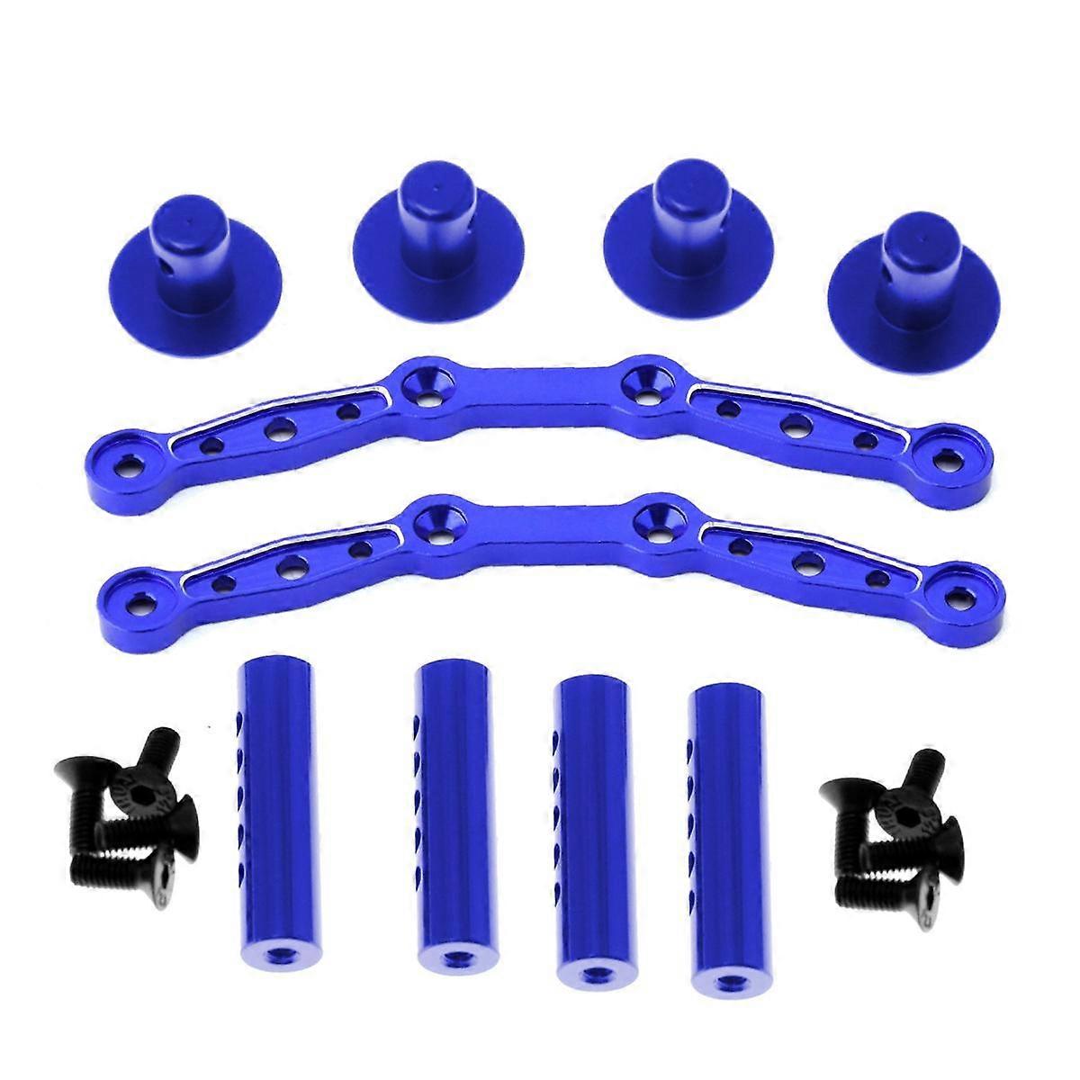 RC Car Body Post Mounts Aluminum Alloy Front and Rear Shell Column for Arrma 1/8 Mojave RC Car Upgr