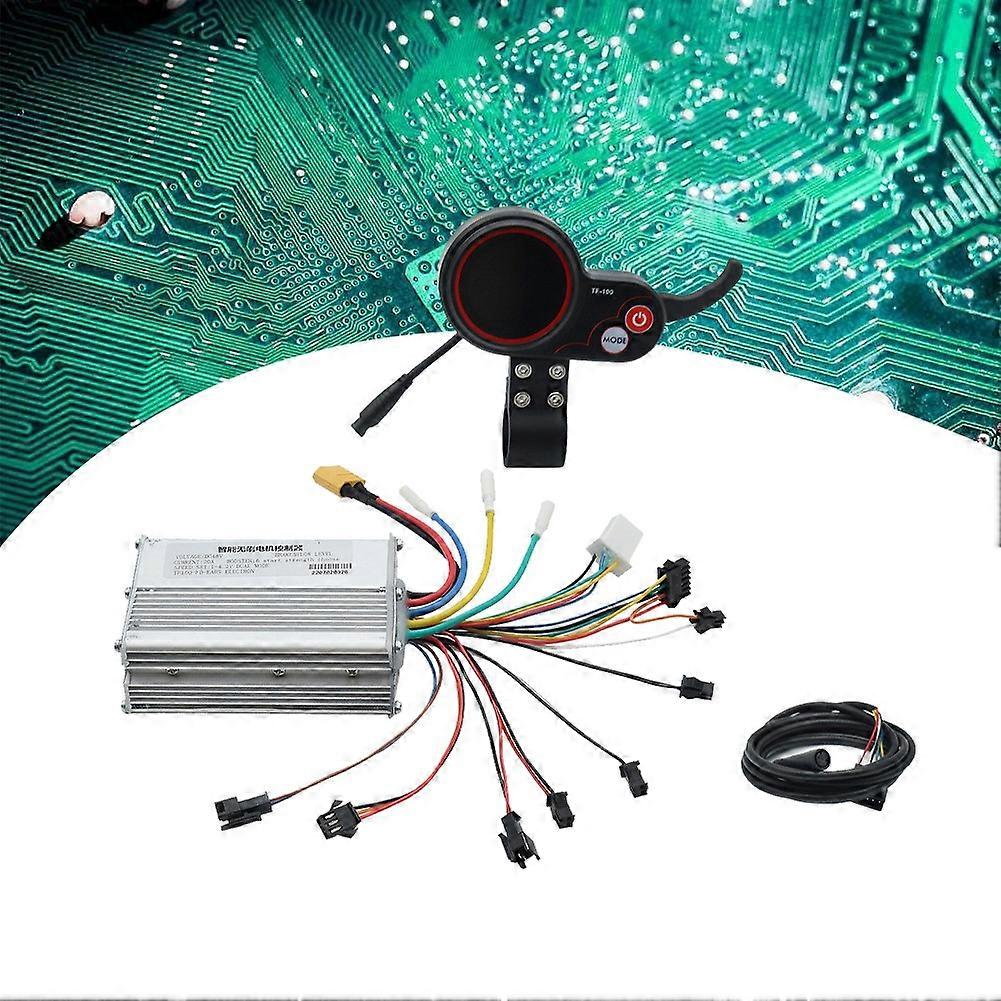 SODIAL--168 Compteur de Tableau de Bord de Scooter éLectrique 36V 48V