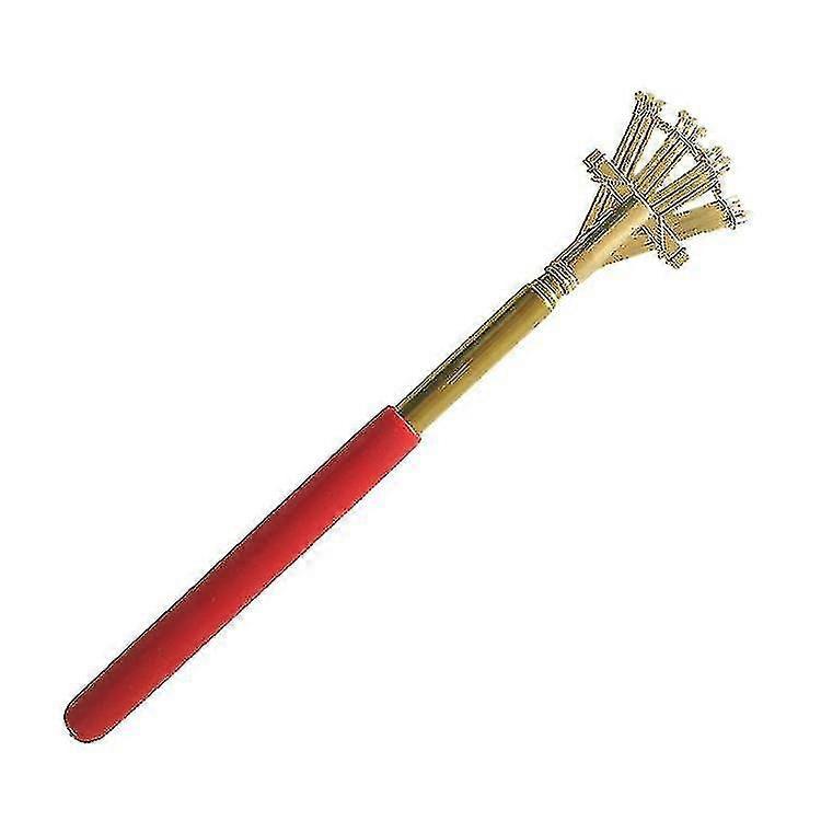 Retractable Tickle Multi-function Scratch Back Rake Convenient Type (1 Piece, Gold