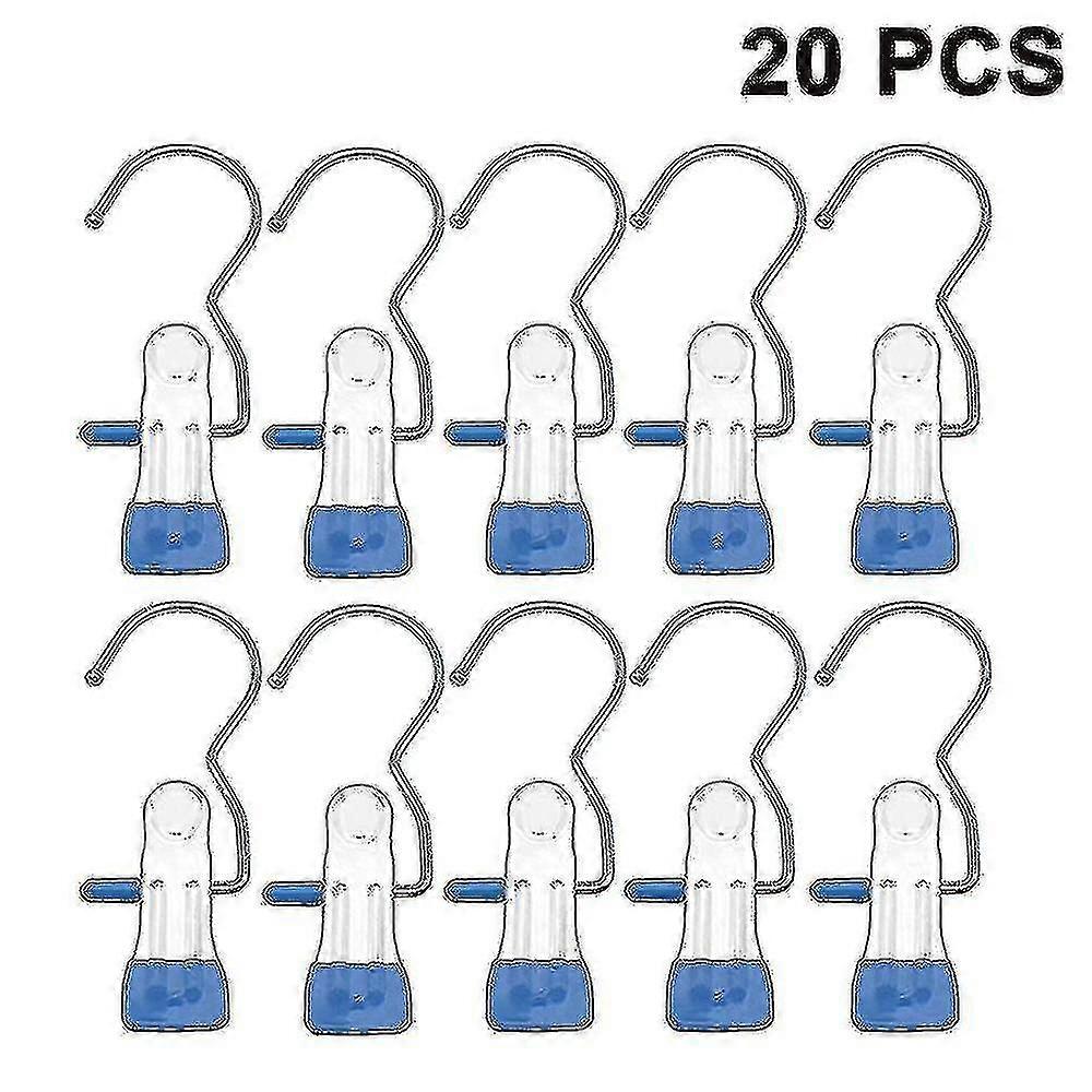 Clamp Hooks Boot Hanger 20 Pcs, Metal Clothes Hanger 11.3 X 4cm