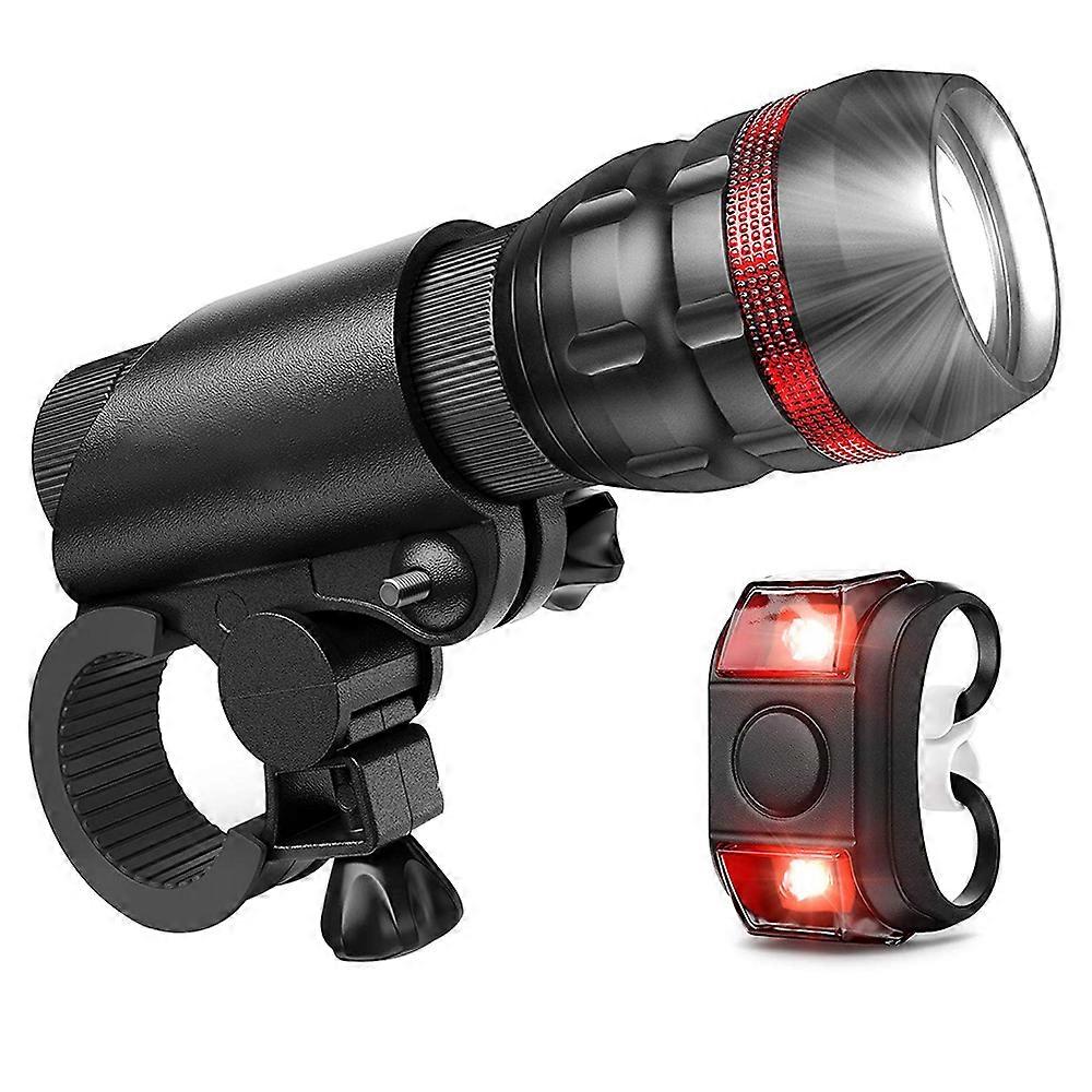 Bicycle Light You Can Install the Bicycle Light in a Few Seconds without Tools, Powerful Bicycle Head, Telescopic Zoom, Strong Light Flashlight