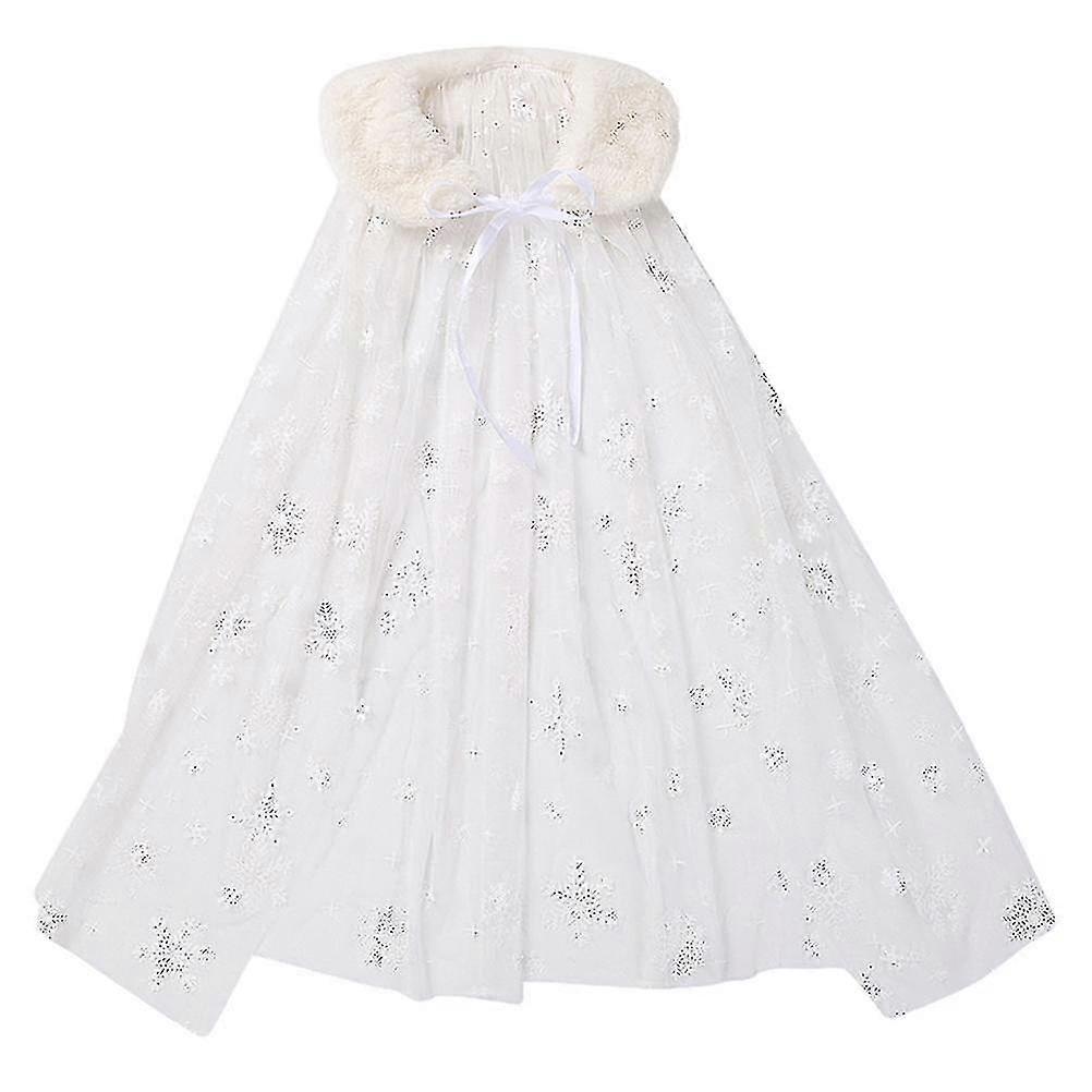 1pc Bedårende lett gasbindkappe snøfnuggkappe for barn jentebarn PK