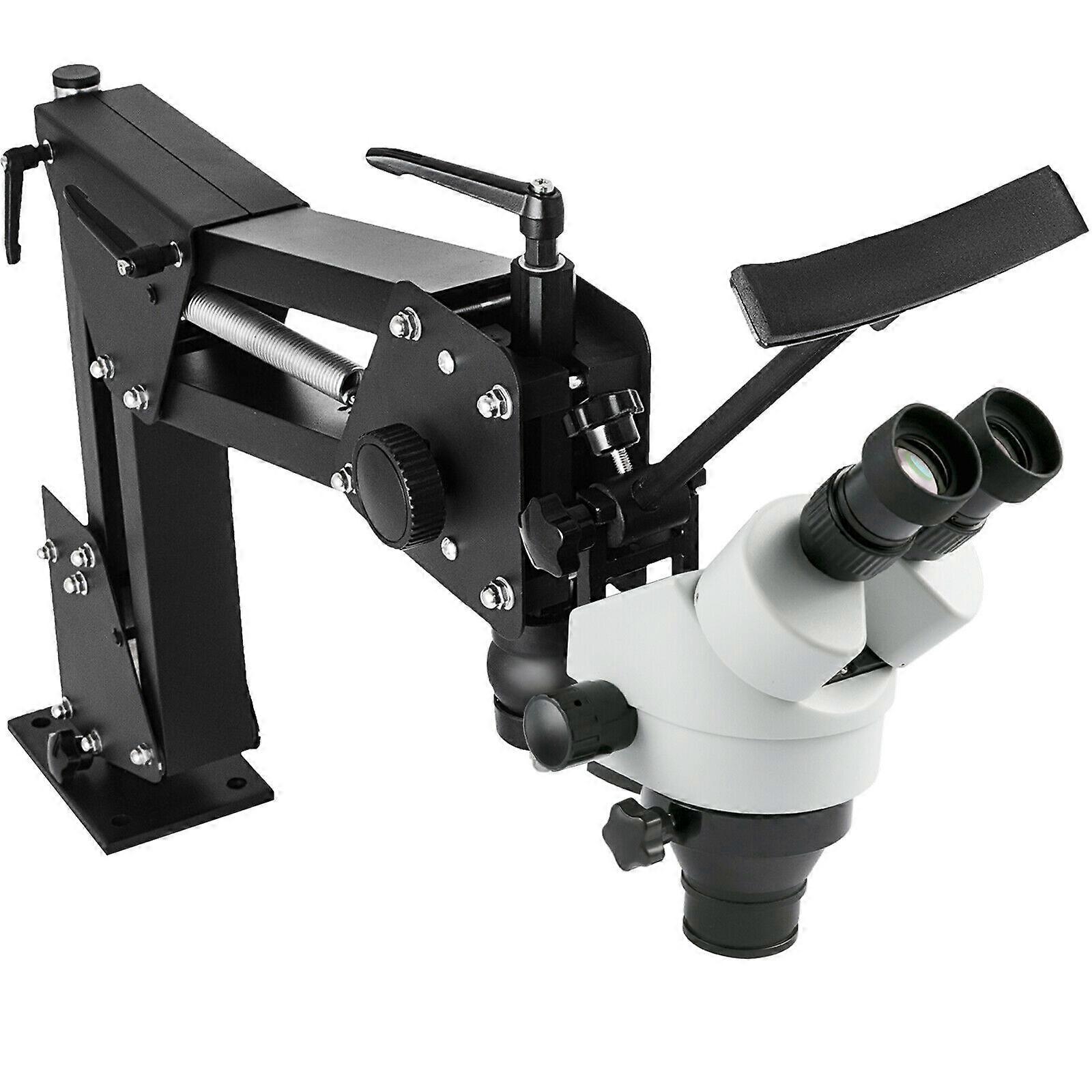 Micro miroir incrusté, microscope multidirectionnel avec support à ressort Machine de sertissage de diamants de pierres précieuses avec outils de bijouterie de support 7X-45X