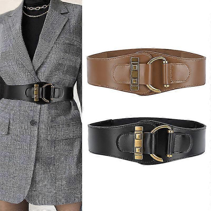 Retro Style Belt Waistband Bundle Waist Elastic Waistband Ms. Elastic Belt With Coat Down Belt