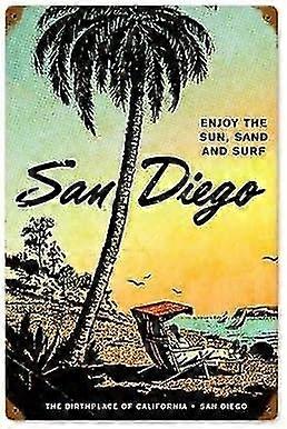 Cuidado com batedores de carteira e mulheres soltas sinal de lata 8x12 polegadas OU 12x16 polegadas Modo 5536
