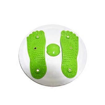 Sports equipment Hip trainer: Fitness waist twist disc for thin waist,  28 cm (fitness plate) green