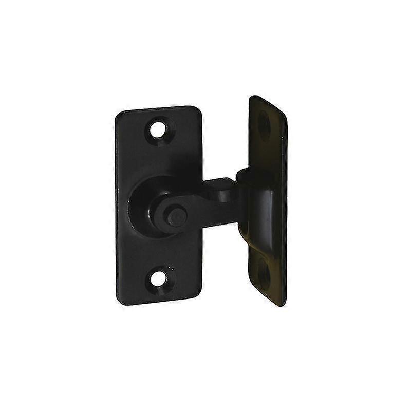 مزلاج ومسمار Canggu 90 درجة مزلاج باب صغير ، مزلاج باب زاوية قائمة ، مزلاج باب منزلق ، مزلاج باب منزلق أسود