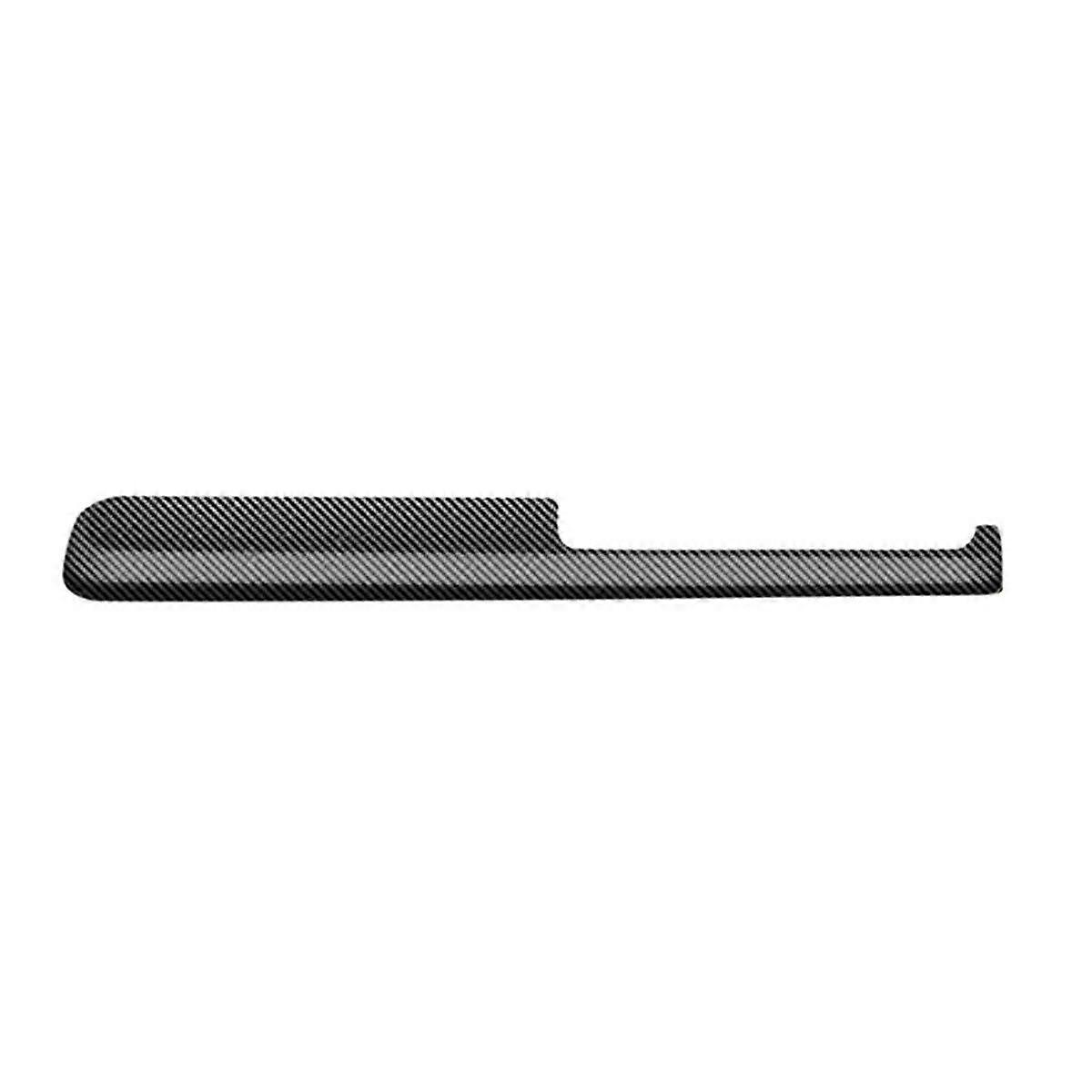 Car Dashboard Decorative Panel Co-Pilot Tray Rack Trim Console Trim for N-BOX RHD Carbon Fiber