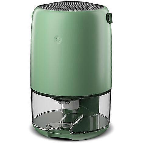 Deumidificatore 270ml/giorno, Deumidificatore elettrico silenzioso con serbatoio da 1100ml, Drenaggio continuo,Deumidificazione di ambienti fino a 5 m/30m,Verde