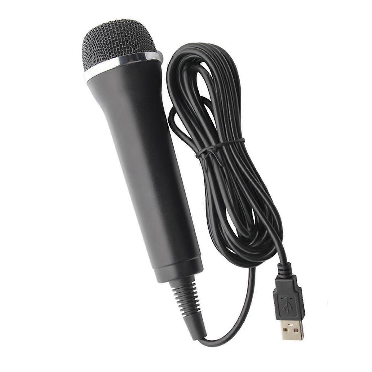 Universal USB Wired Microphone Karaoke Mic for Switch ONE/360/ PC/PS2