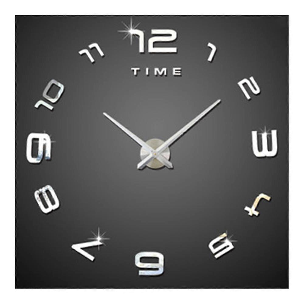 Living Room Silent Wall Clock Super Large Size Acrylic DIY Simple