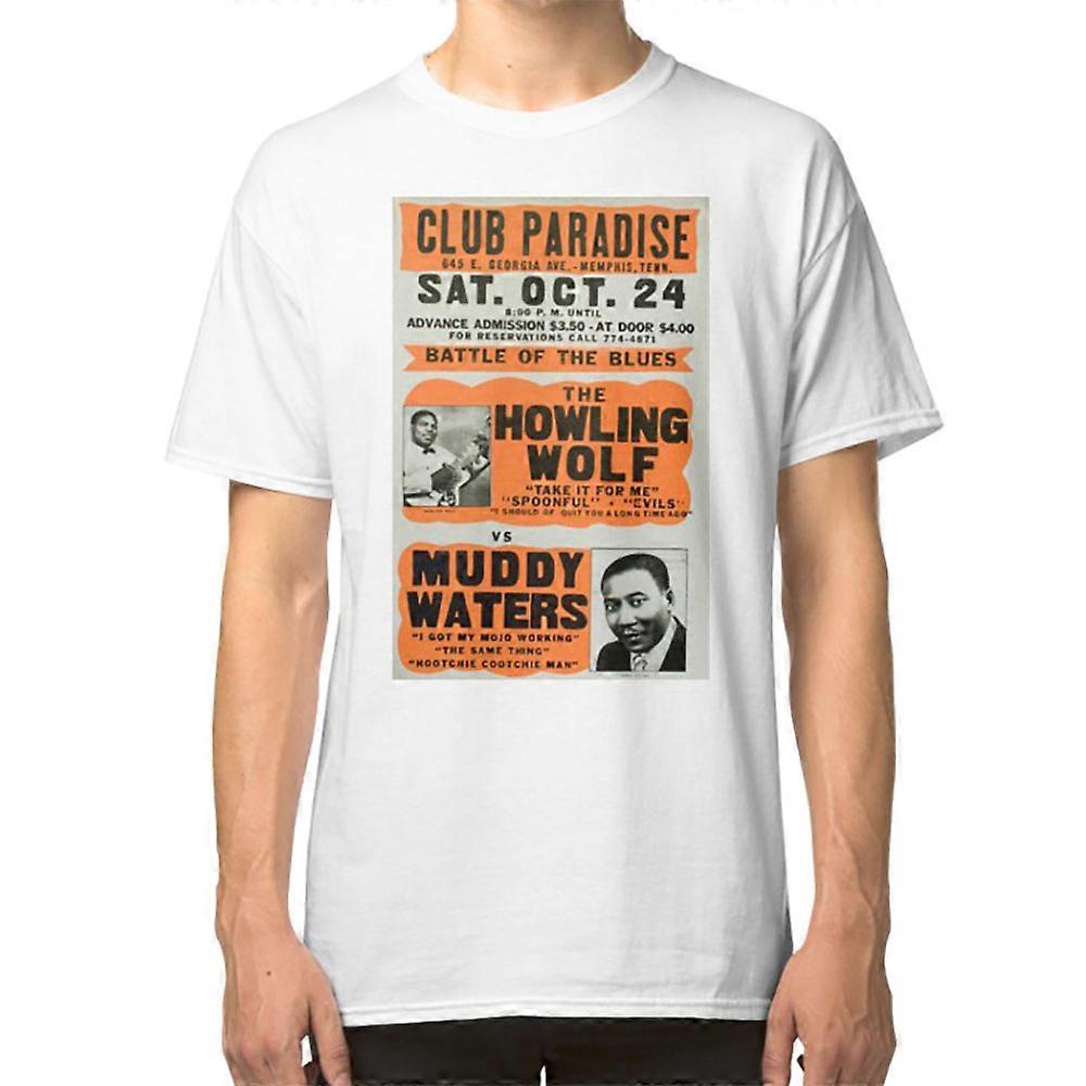 Howling Wolf vs Muddy Waters T-shirt