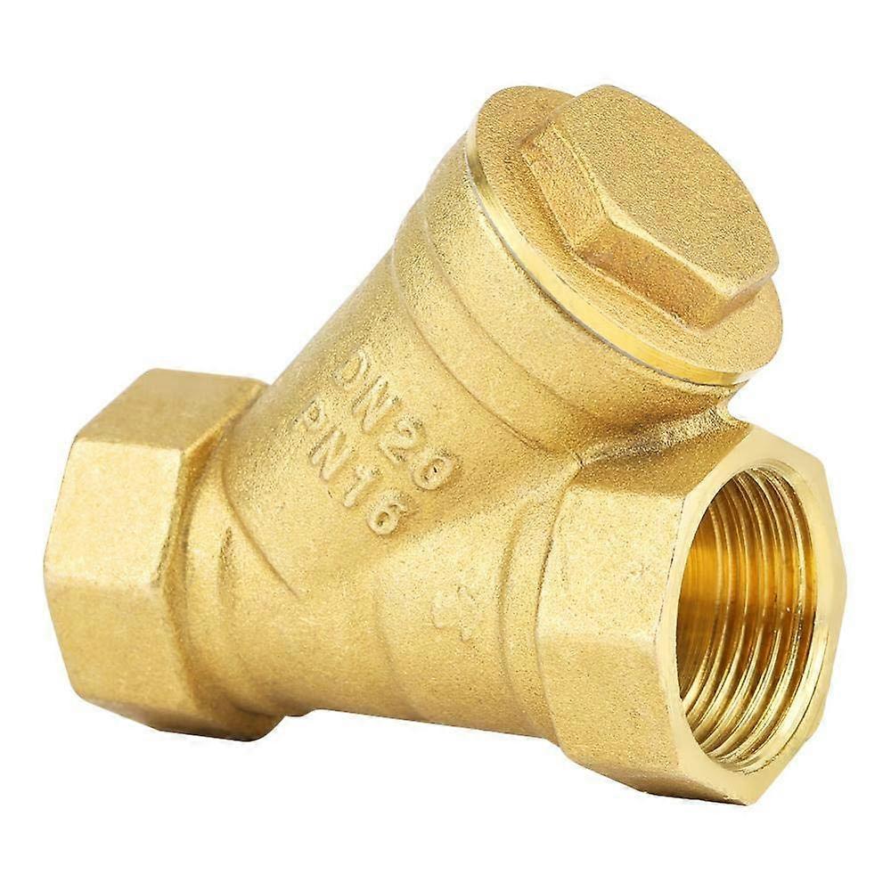 ilter valve connection, 3/4"BSPP female thread Y-shaped filter Brass replacement connection