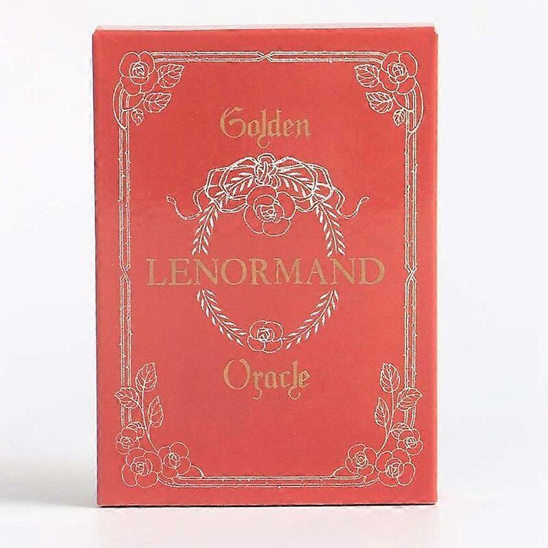 Golden Lenormand Oracle Card Game